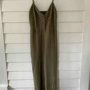 Green Jumpsuit Romper